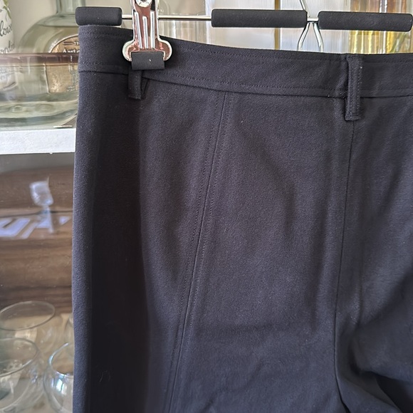 Worth NY Black straight leg Stretch Skinny Pants Zip Pockets cotton modal 8 - Picture 6 of 9